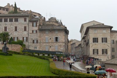 Assisi in the rain