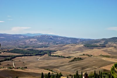 Val D'Orcia from Pienza