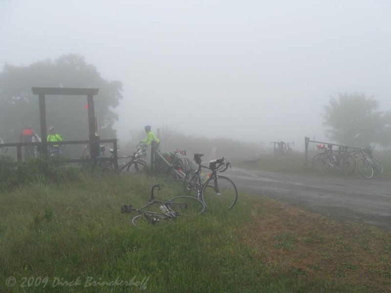 The 75 mile view from this rest stop is inspiring . . . on many days.