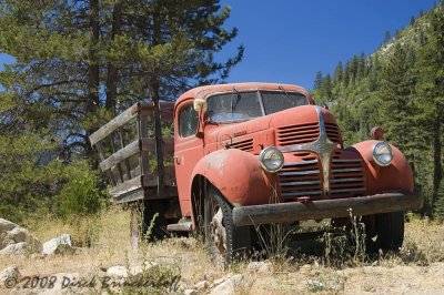 Old stake truck parked next door to the Strawberry Lodge.jpg