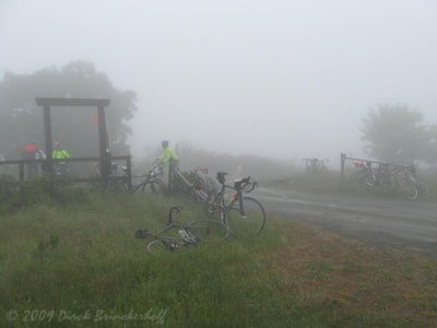 The 75 mile view from this rest stop is inspiring . . . on many days.