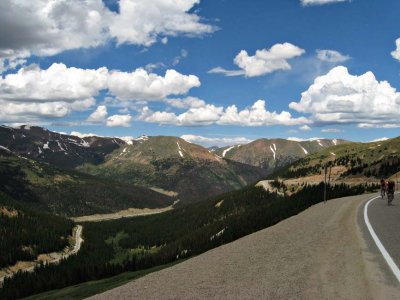 Looking Back From Loveland Pass