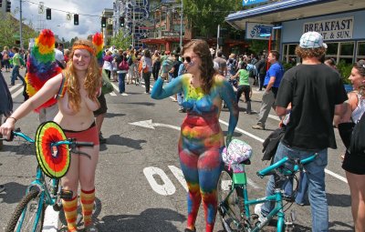 Body Painted Participants