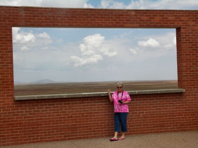 Phyllis at Meteor Crater, Az tw.jpg