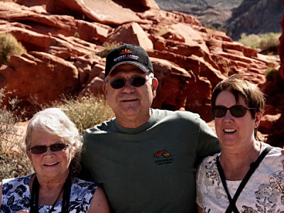 Phyllis, Judy and Jay Schrock