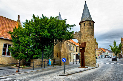 Lo - the West Port - the Julius Caesar Yew tree