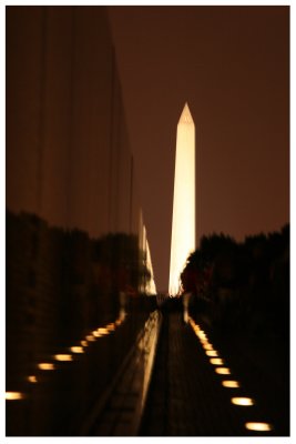Vietnam Memorial - Wash Monument