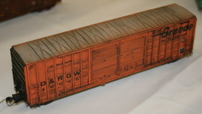Liz Allen's DRGW Woodpacker Boxcar