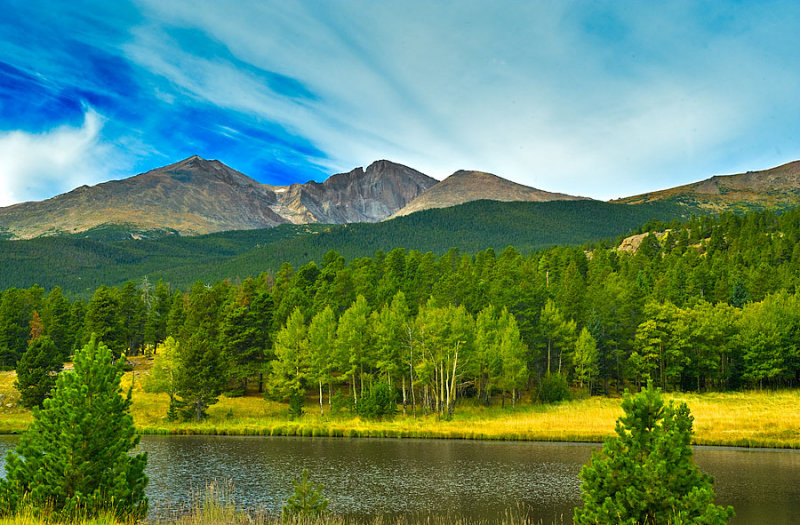 Meeker Mountain Longs Peak Lady Washington Mountain