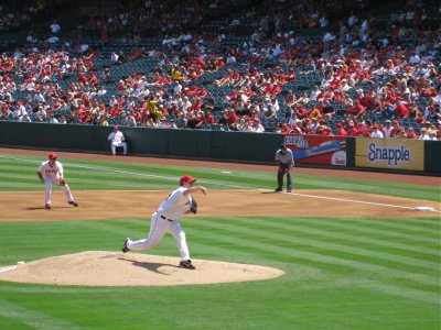 Lackey Pitching