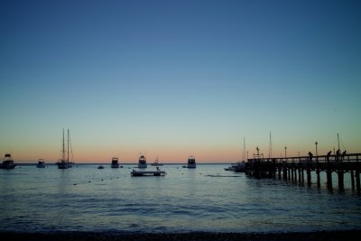 Sunset on Catalina island