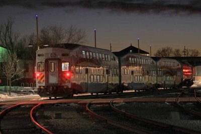 Rail Runner at Sante Fe depot..