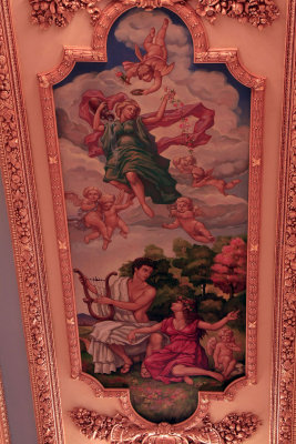 Murals on ceiling of lobby
