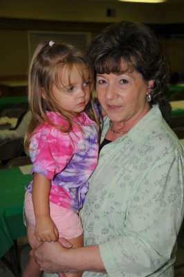 Linda Laws with granddaughter