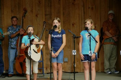 The audience gave them a standing ovation!
