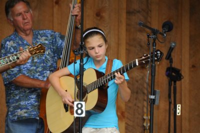Danielle Yother picks Steel Guitar Rag with Wayne