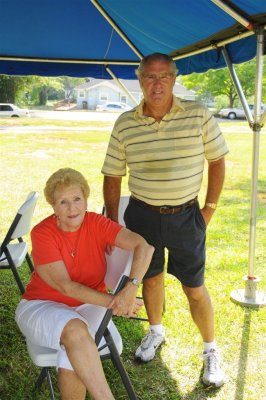 Former mill employee, Ted Morgan and his wife