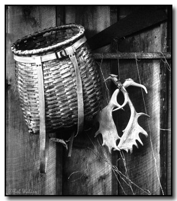 A Weavers Adirondack Pack Basket