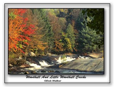 The Confluence Of Woodhull And Little Woodhull Creeks