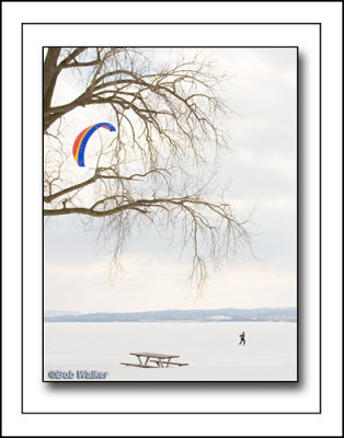 Para-Skier Left Enjoying Their Sport While We Leave
