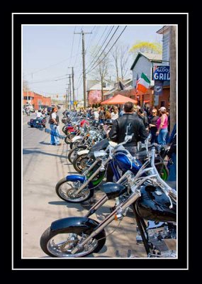 Members Of Central New York State's ABATE Motorcycle Chapter Gather