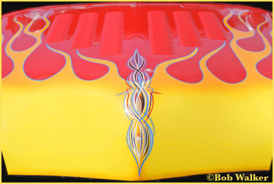 Hot Rod Hood Colors All Ablaze