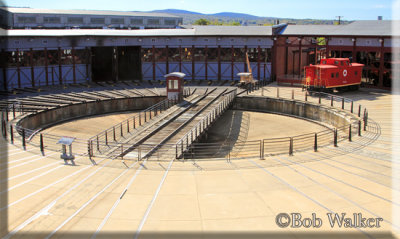 The Turntable Surrounded By The Roundhouse