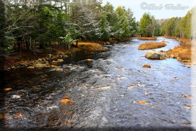 First Snow Along The Oswegatchie River