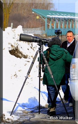 The Eagle Photographers Have To Endure The Cold Also