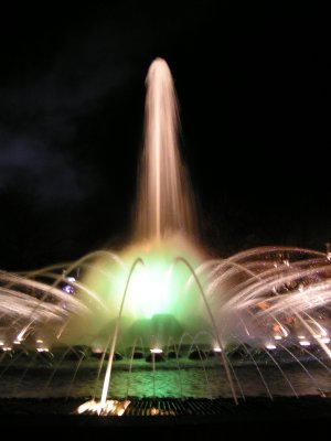 Marianske Lazne Night Fountain ...