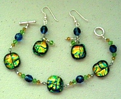 Summer Sexy Dichroic and Crystal Set