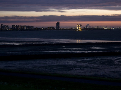 Skyline Terneuzen eveninglight