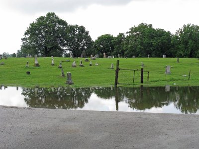 Cemetery on high