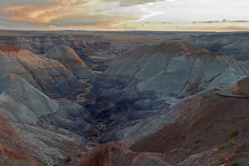Blue Mesa sunset