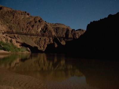 Kaibab Bridge from Boat Beach