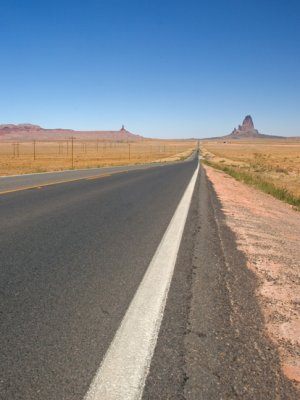 Route 163 north of Kayenta
