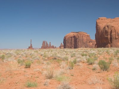 Totem Pole and other miscellaneous monuments