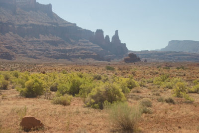 Fisher Towers area northeast of Moab