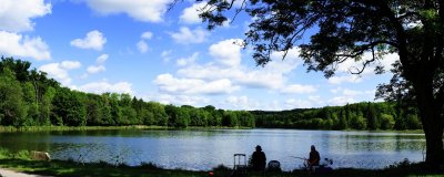 Partie de pche aux tangs de Saint Pierre, Oise