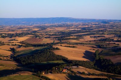 La montagne noire et St Flix-Lauragais