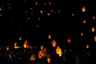 Lacher de ballons de Tura, magique !