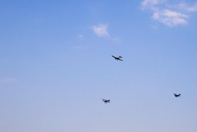 Patrouille d'avions anciens