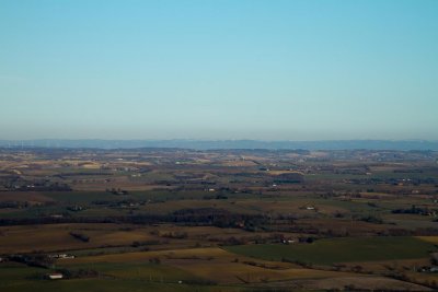 Les monts du Tarn enneigs