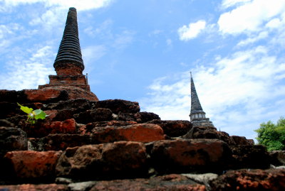 The ruins of Ayutthaya