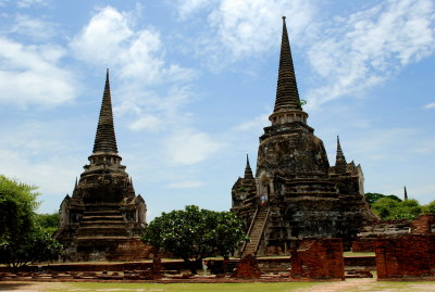 The pagodas