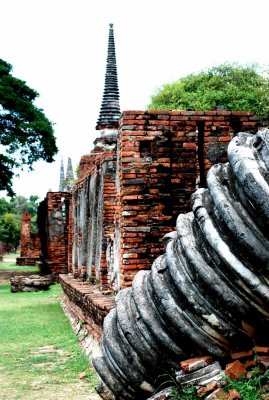 Collapsed pagoda