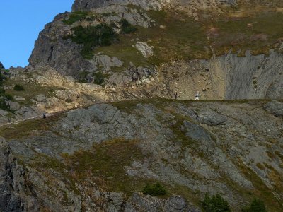 Hikers on Ridgeline