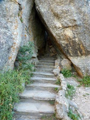 Stairs Through Rocks