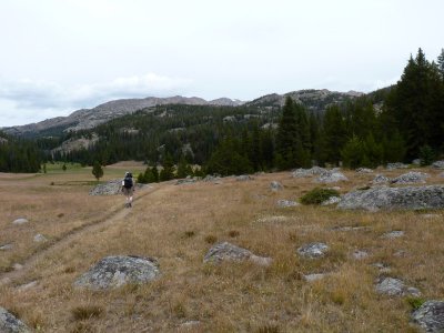 Hiker on Trail
