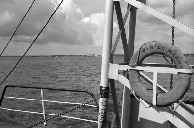 Ferry between Albina and St. Laurant du Maronie